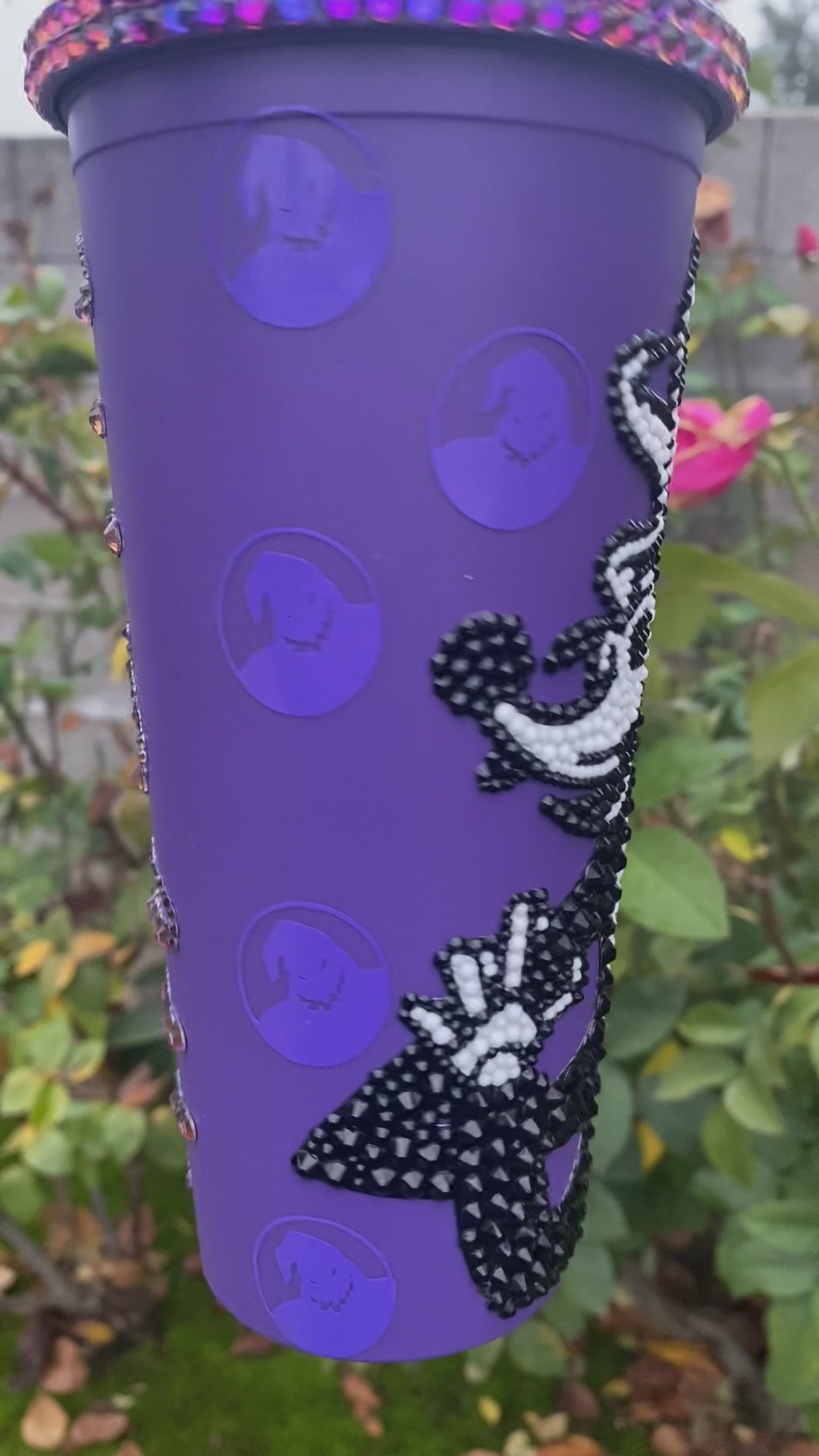 Jack Skellington Starbucks Cup Tumbler, Handmade, Nightmare Before  Christmas